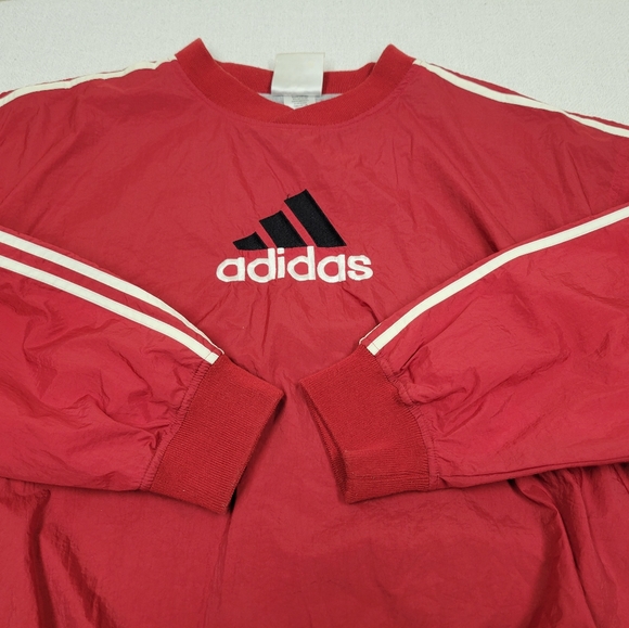 Men's adidas Athletic Warm Up Pullover Jacket - Picture 10 of 11